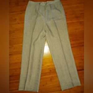 Le Suit Striped Straight Leg Pants